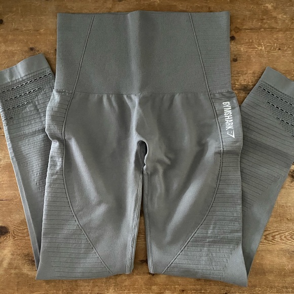 SOLD Gymshark Original Seamless Leggings Grey Sz S - Picture 2 of 5